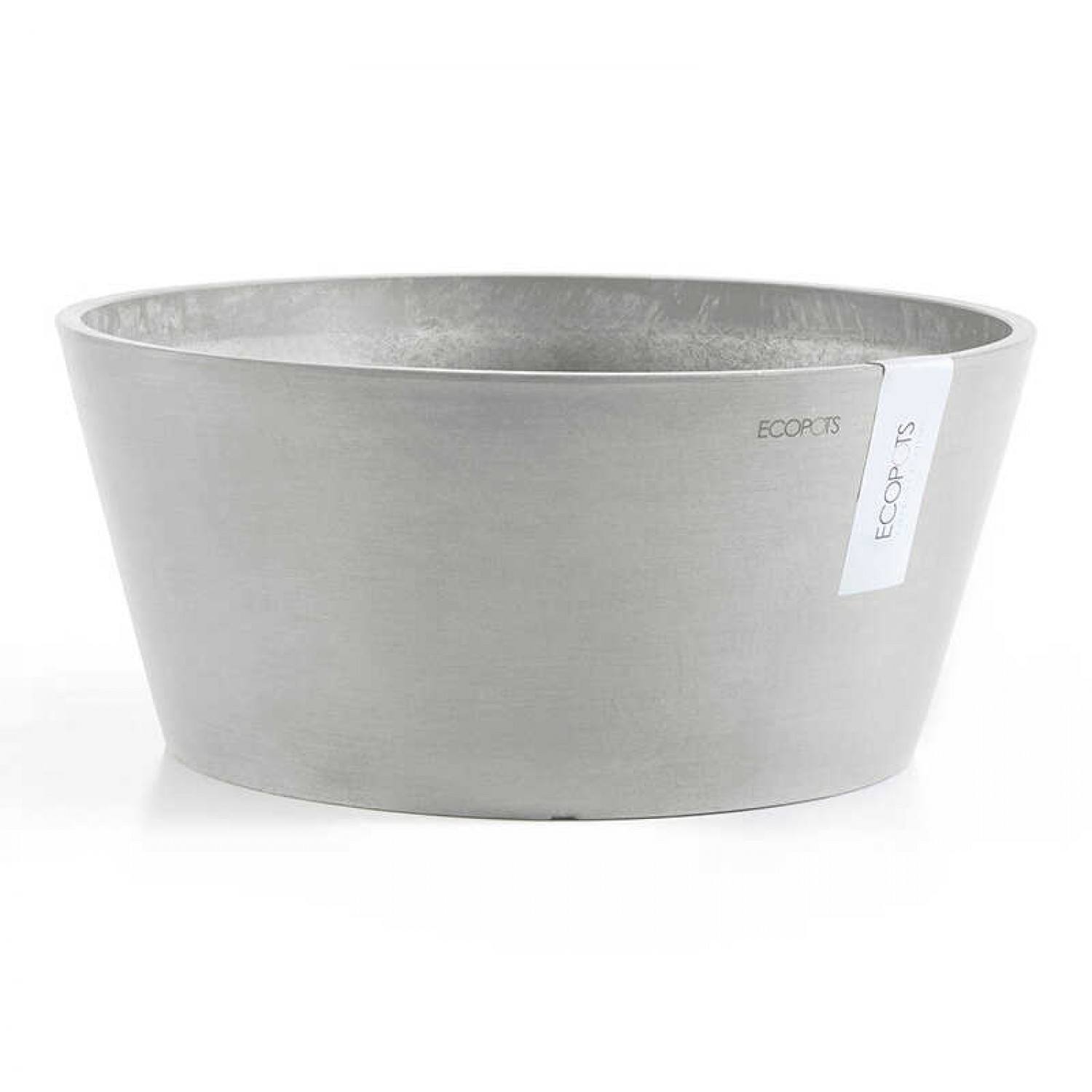 Στρογγυλές Γλάστρες Κασπώ Frankfurt Ø50x25,50εκ. Ecopots 