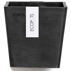 Κρεμαστή Γλάστρα Τοίχου Manhattan Wall 15x15x(Υ)17,5εκ. Ecopots - Τετράγωνες Γλάστρες Τοίχου Ανακύκλωσης