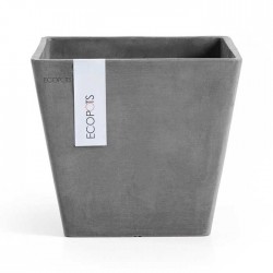 Τετράγωνες Γλάστρες Rotterdam 20x20x(Υ)17,5εκ. Ecopots