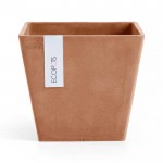 Τετράγωνες Γλάστρες Rotterdam 20x20x(Υ)17,5εκ. Ecopots
