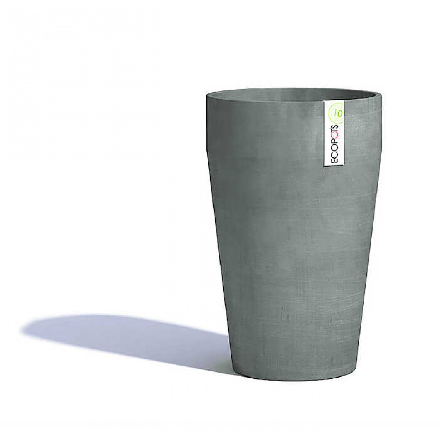 Ψηλή Πλαστική Γλάστρα Sankara High Ecopots Ø45x75εκ.