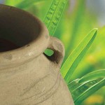 Kenzi MORA Plastic Oil Jar-Pot Beige D62(29)x62cm Kenzi MORA Plastic Oil Jar-Pot Beige D62(29)x62cm - Round Plastic Pots