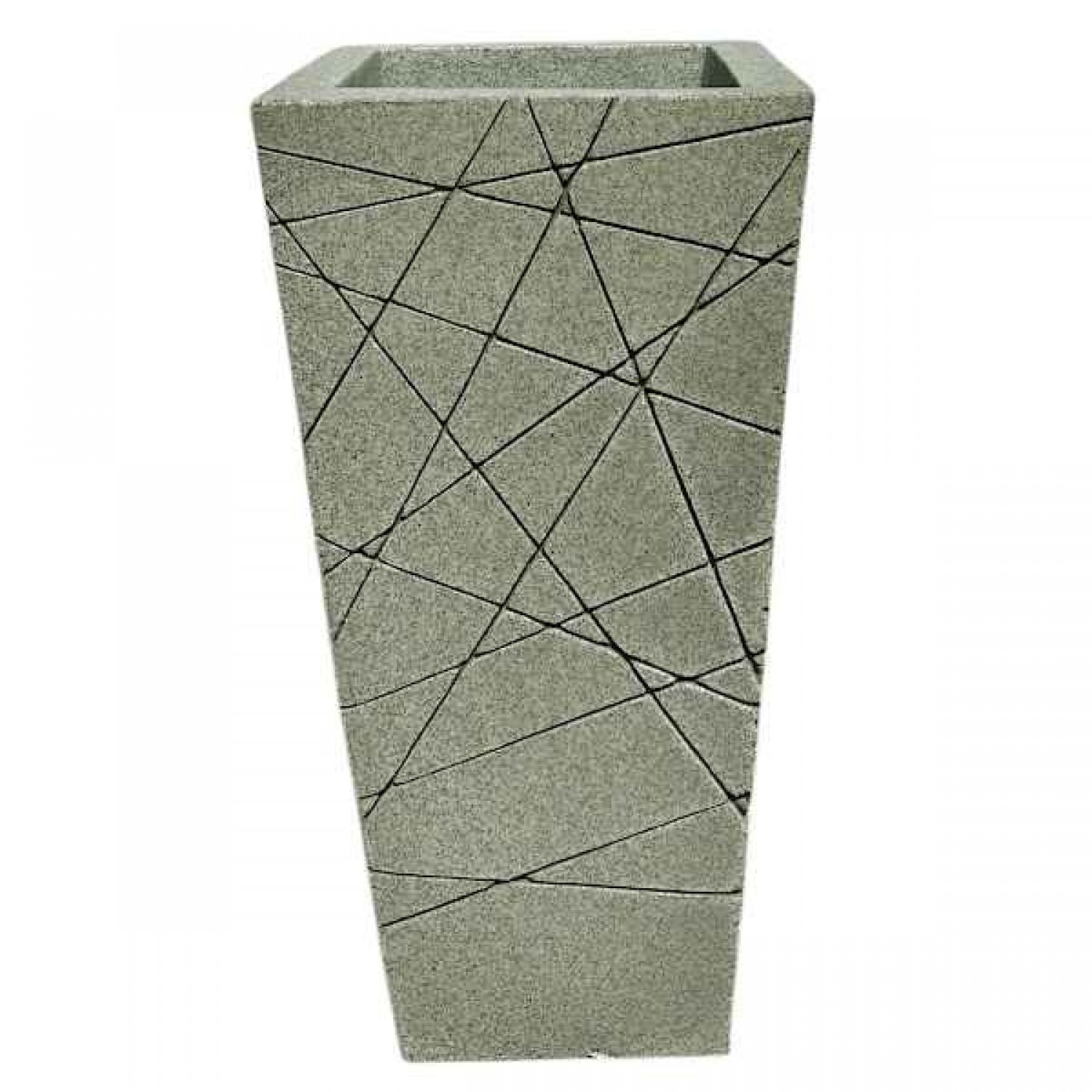 Γλάστρα Γκρι 33x33x65cm Πλαστική PROSSIMO 100 Kenzi Γλάστρα Γκρι 33x33x65cm Πλαστική PROSSIMO 100 Kenzi - Τετράγωνες Πλαστικές Γλάστρες