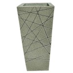Γλάστρα Γκρι 33x33x65cm Πλαστική PROSSIMO 100 Kenzi Γλάστρα Γκρι 33x33x65cm Πλαστική PROSSIMO 100 Kenzi - Τετράγωνες Πλαστικές Γλάστρες