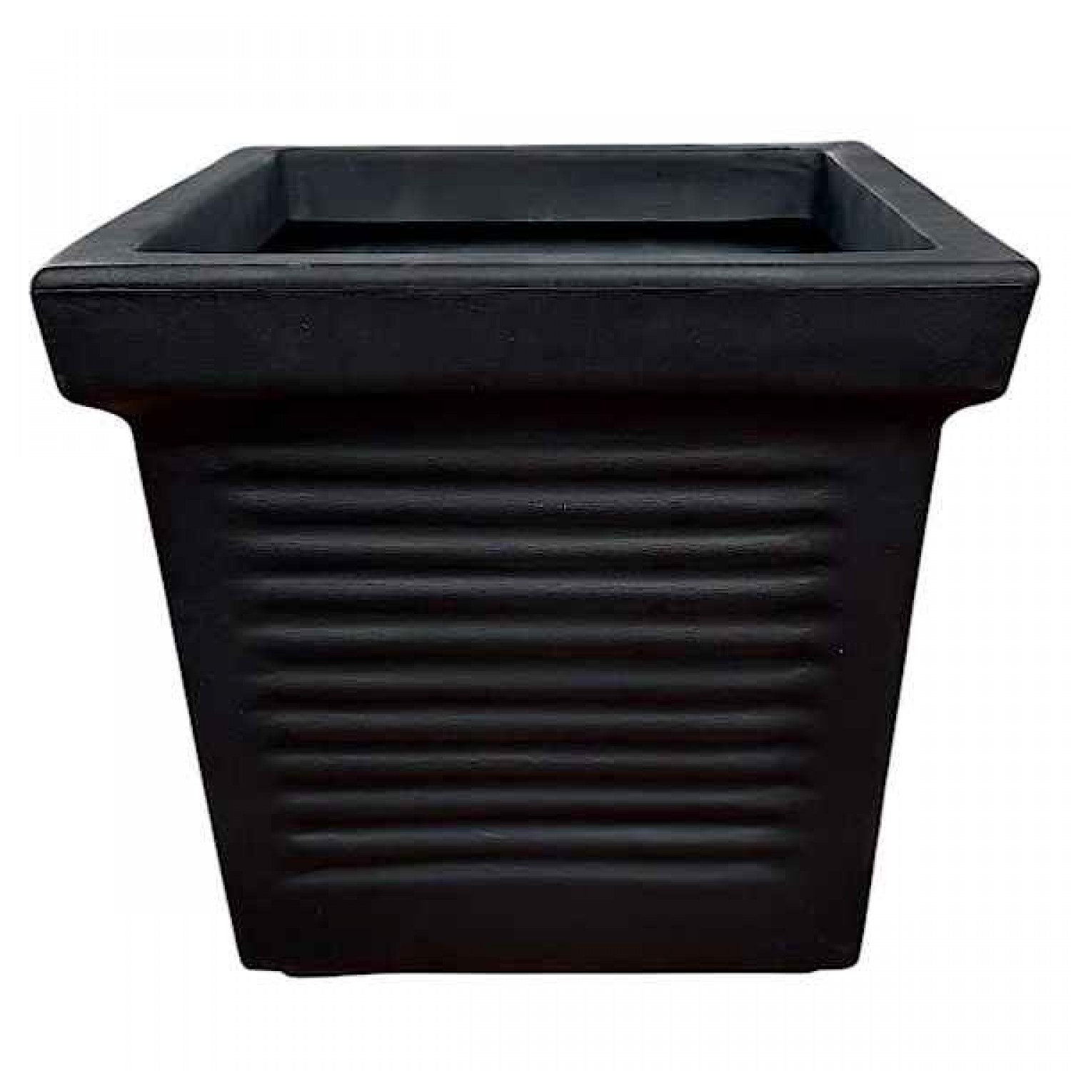 Γλάστρα Μαύρη 45x45x39cm Πλαστική ROMAN CLASSIC Kenzi Γλάστρα Μαύρη 45x45x39cm Πλαστική ROMAN CLASSIC Kenzi - Τετράγωνες Πλαστικές Γλάστρες