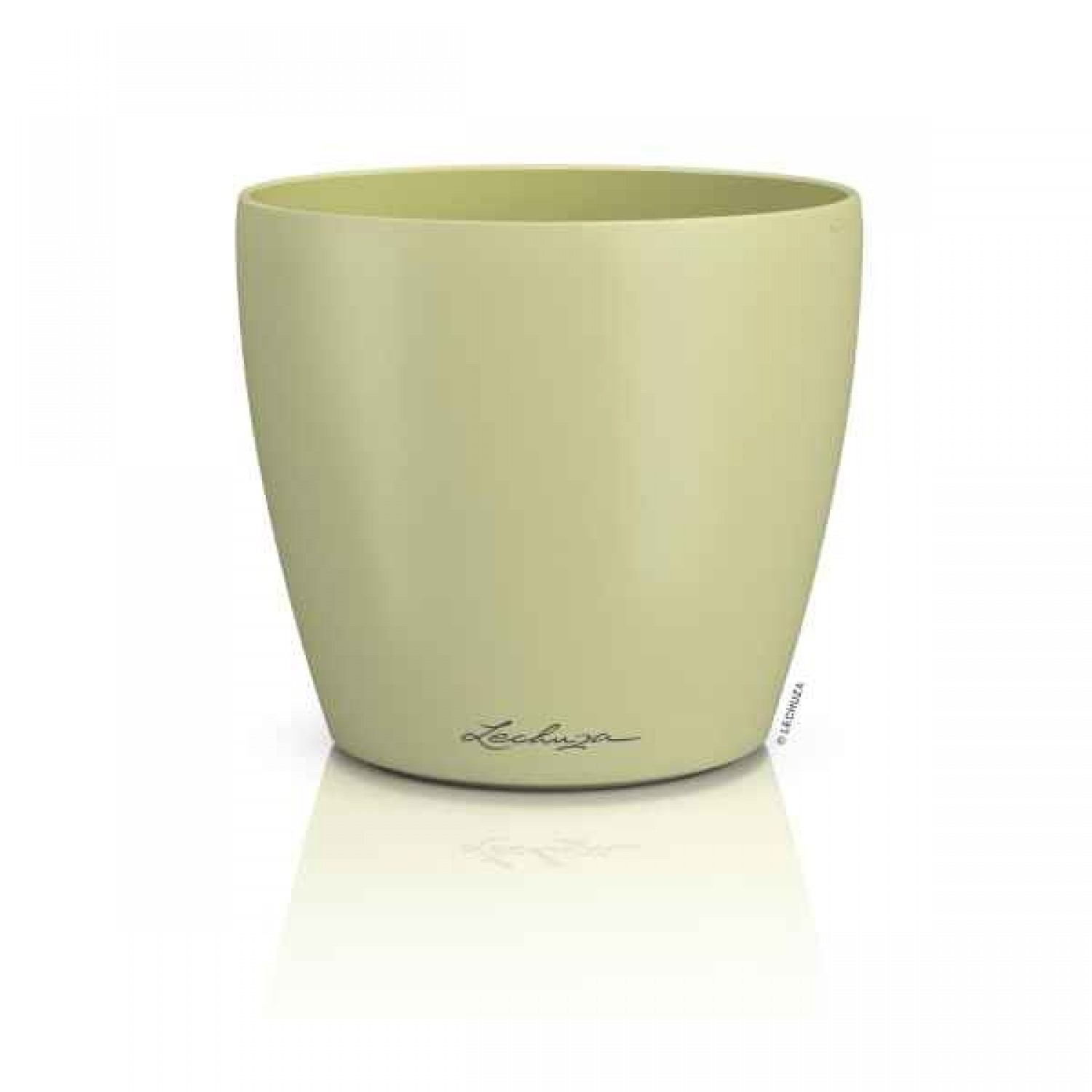 LECHUZA Cachepot DECO 10 Φιστικί Ø11x10cm Πλαστική Γλάστρα-Κασπώ - Στρογγυλές Πλαστικές Γλάστρες Εσωτερικών Χώρων