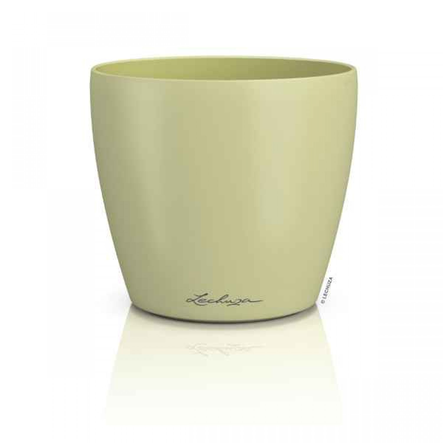 LECHUZA Cachepot DECO 12 Linden Ø13x12cm Plastic Planter - Round Planters-Cachepots