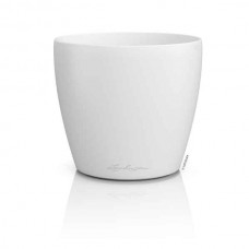 LECHUZA Cachepot DECO 12 Λευκή Ø13x12cm Πλαστική Γλάστρα-Κασπώ - Στρογγυλές Πλαστικές Γλάστρες Εσωτερικών Χώρων