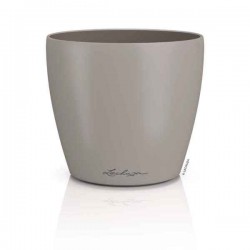 LECHUZA Cachepot DECO 14 Καφέ Άμμου Ø15x13,7cm Πλαστική Γλάστρα-Κασπώ - Στρογγυλές Πλαστικές Γλάστρες Εσωτερικών Χώρων