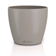 LECHUZA Cachepot DECO 21 Sand Brown Ø22x20.5cm Plastic Planter - Round Planters-Cachepots