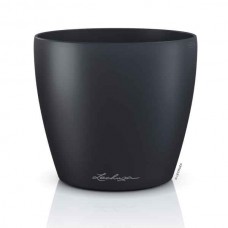 LECHUZA Cachepot DECO 21 Slate Ø22x20.5cm Plastic Planter - Round Planters-Cachepots