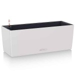 BALCONERA Color 50 Light Grey 50x19x19cm LECHUZA Self-Watering Planter & Window Box - Automatic Watering Planters
