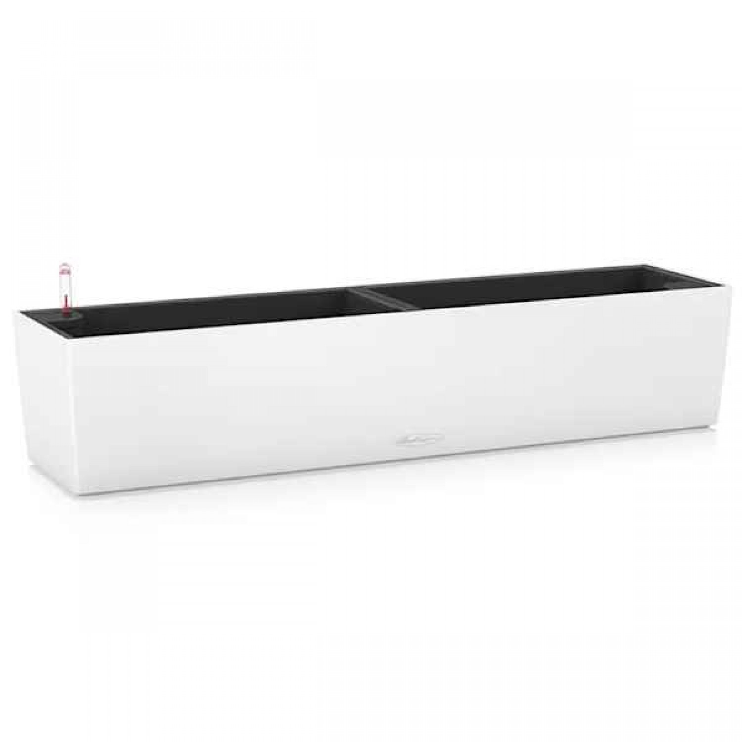 BALCONERA Color 100 White 100x19x19cm LECHUZA Self-Watering Planter & Window Box - Automatic Watering Planters