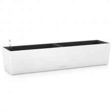 BALCONERA Color 100 White 100x19x19cm LECHUZA Self-Watering Planter & Window Box - Automatic Watering Planters