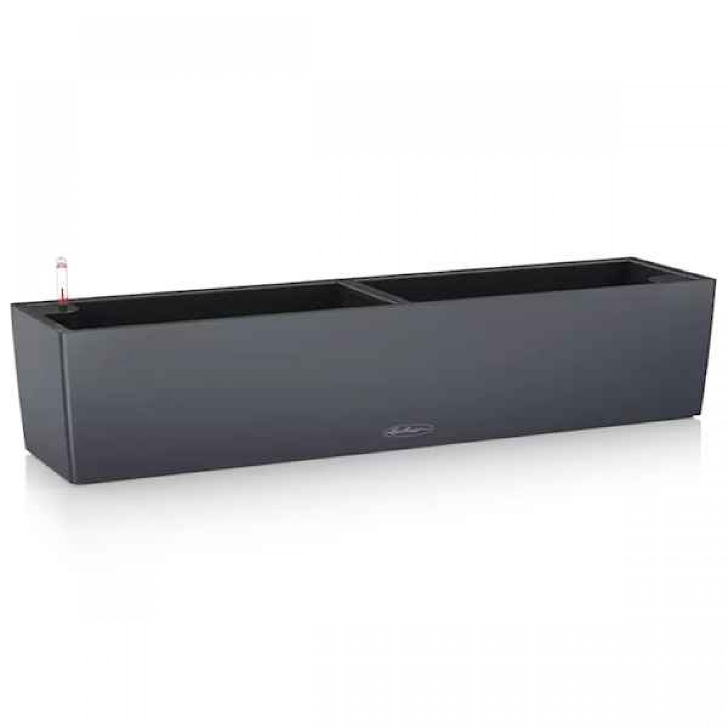 BALCONERA Color 100 Slate 100x19x19cm LECHUZA Self-Watering Planter & Window Box - Automatic Watering Planters
