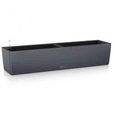 BALCONERA Color 100 Slate 100x19x19cm LECHUZA Self-Watering Planter & Window Box - Automatic Watering Planters