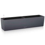 BALCONERA Color 80 Slate 79x19x19cm LECHUZA Self-Watering Planter & Window Box - Automatic Watering Planters