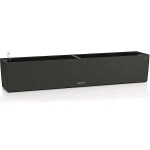BALCONERA Stone 100 Μαύρη Ζαρντινιέρα Αυτοποτιζόμενη 100x19x19cm LECHUZA - Αυτοποτιζόμενες Ζαρντινιέρες