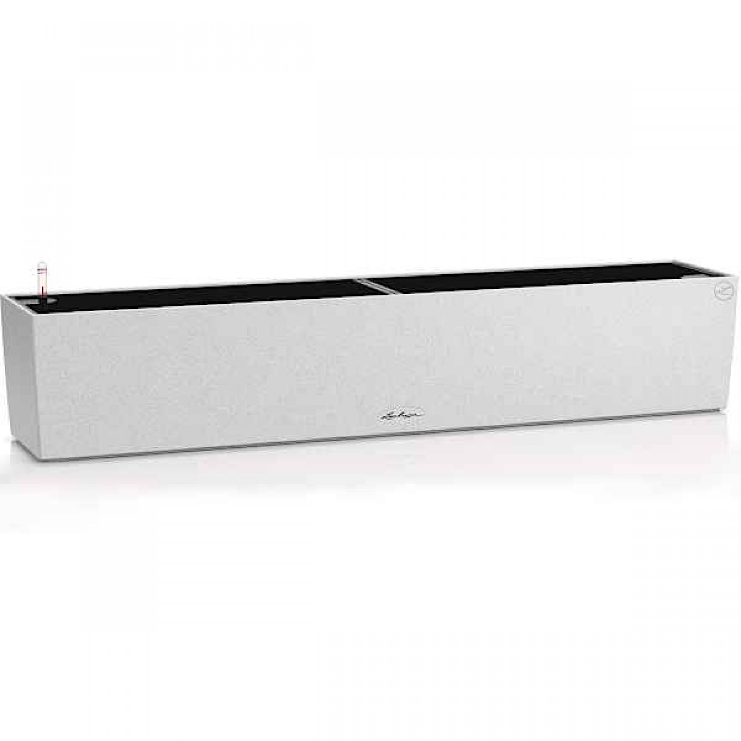 BALCONERA Stone 100 Λευκή Ζαρντινιέρα Αυτοποτιζόμενη 100x19x19cm LECHUZA - Αυτοποτιζόμενες Ζαρντινιέρες