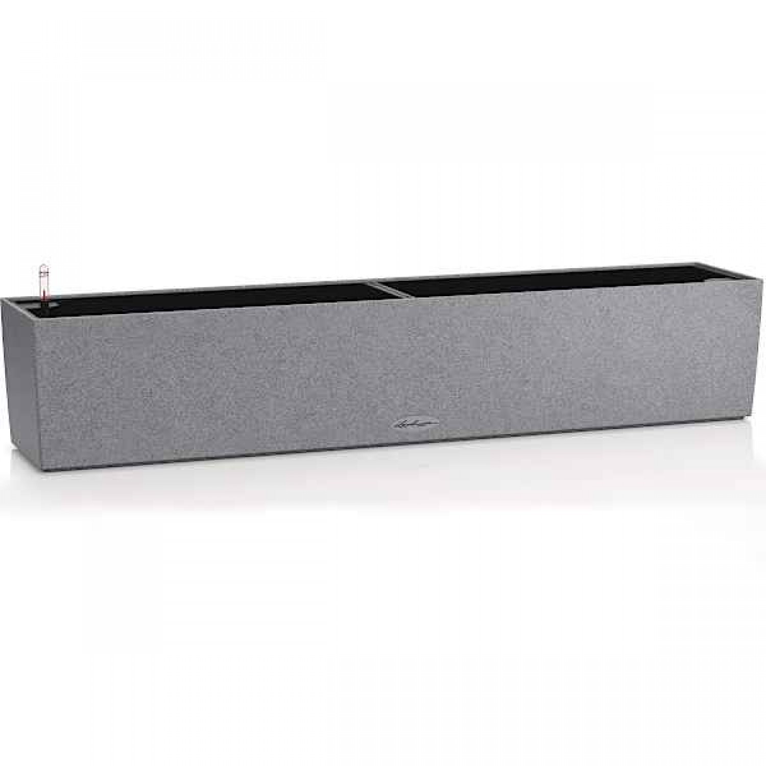 BALCONERA Stone 100 Γκρι Ζαρντινιέρα Αυτοποτιζόμενη 100x19x19cm LECHUZA - Αυτοποτιζόμενες Ζαρντινιέρες