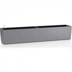 BALCONERA Stone 100 Γκρι Ζαρντινιέρα Αυτοποτιζόμενη 100x19x19cm LECHUZA - Αυτοποτιζόμενες Ζαρντινιέρες