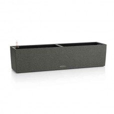 BALCONERA Stone 80 Μαύρη Ζαρντινιέρα Αυτοποτιζόμενη 79x19x19cm LECHUZA - Αυτοποτιζόμενες Ζαρντινιέρες