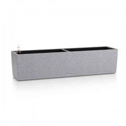 BALCONERA Stone 80 Grey Self-Watering Planter 79x19x19cm LECHUZA - Rectangular Planters & Planter Boxes