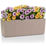 BALCONERA Stone 40 Μπεζ Ζαρντινιέρα Αυτοποτιζόμενη 40x19x19cm LECHUZA - Αυτοποτιζόμενες Ζαρντινιέρες