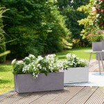 BALCONERA Stone 50 Γκρι Ζαρντινιέρα Αυτοποτιζόμενη 50x19x19cm LECHUZA - Αυτοποτιζόμενες Ζαρντινιέρες