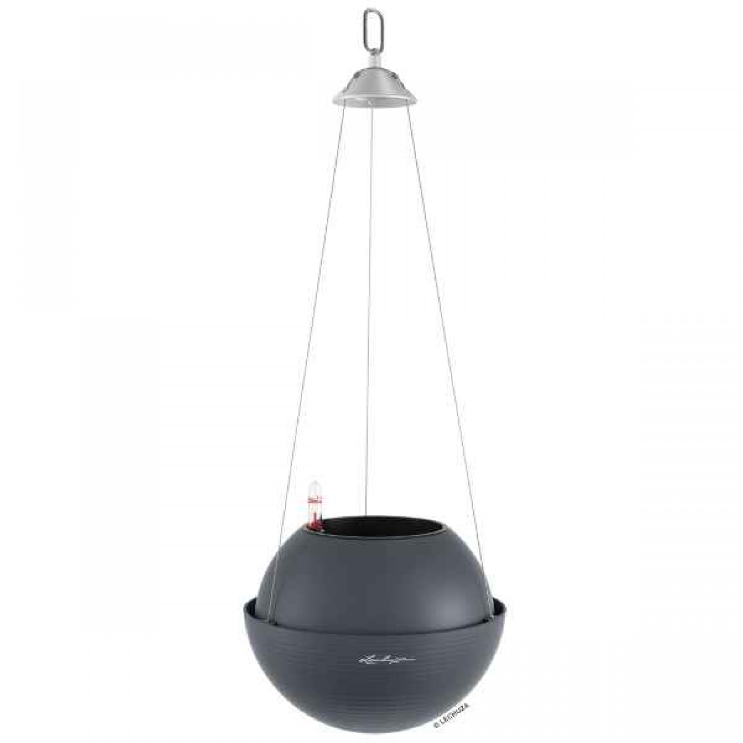 BOLA Color 23 Σχιστόλιθος Ø23x18cm Κρεμαστή Αυτοποτιζόμενη Γλάστρα & Κασπώ LECHUZA - Κρεμαστές Αυτοποτιζόμενες Γλάστρες