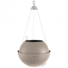 BOLA Color 32 Καφέ Άμμου Ø32x25cm Κρεμαστή Αυτοποτιζόμενη Γλάστρα & Κασπώ LECHUZA - Κρεμαστές Αυτοποτιζόμενες Γλάστρες