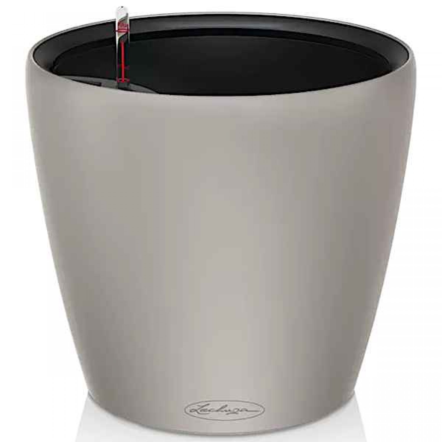 CLASSICO Color LS 43 Sand Brown Ø43.5x39.5cm LECHUZA Self-Watering Planter Complete - Automatic Watering Planters