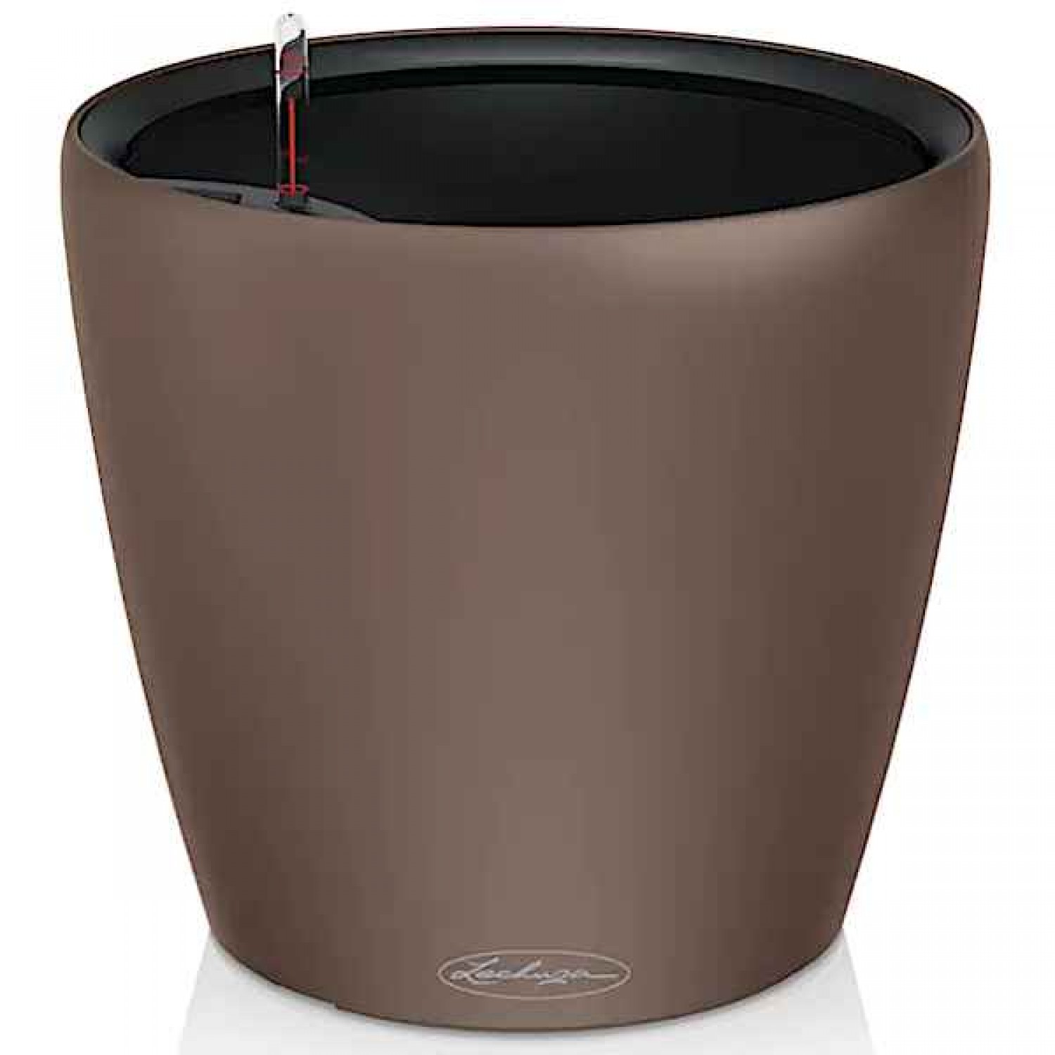 CLASSICO Color LS 28 Καφέ Κοκκινωπή Ø27,5x26cm LECHUZA Αυτοποτιζόμενη Γλάστρα & Κασπώ - Αυτοποτιζόμενες Γλάστρες