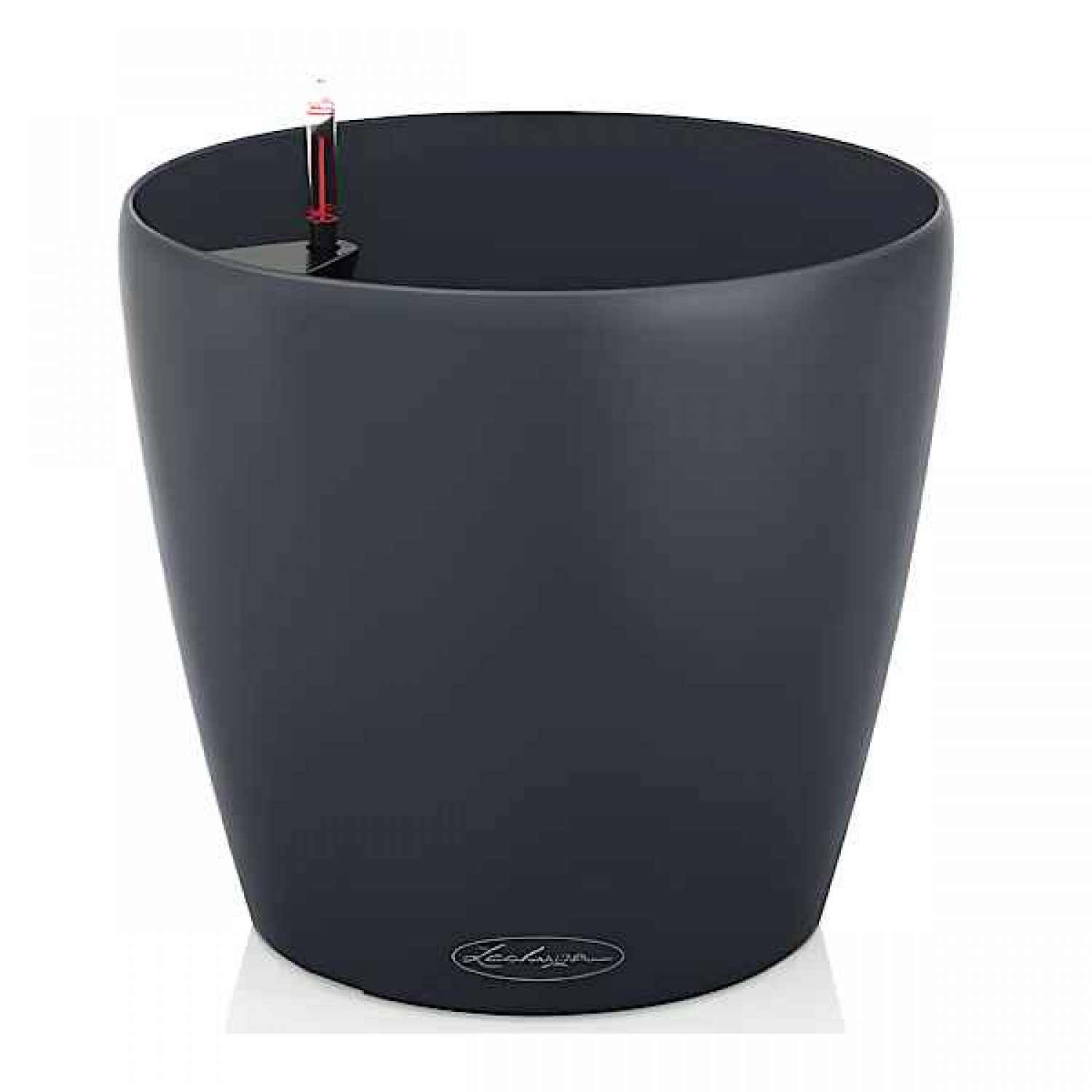 CLASSICO Color 50 Σχιστόλιθος Ø50x46cm Στρογγυλή Αυτοποτιζόμενη Γλάστρα & Κασπώ LECHUZA - Στρογγυλές Αυτοποτιζόμενες Γλάστρες