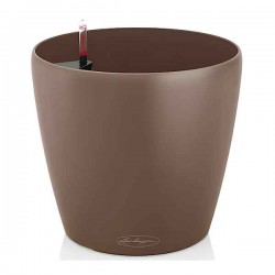CLASSICO Color 50 Καφέ Κοκκινωπή Ø50x46cm Στρογγυλή Αυτοποτιζόμενη Γλάστρα & Κασπώ LECHUZA - Στρογγυλές Αυτοποτιζόμενες Γλάστρες