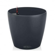 CLASSICO Color 28 Σχιστόλιθος Ø28x26cm Στρογγυλή Αυτοποτιζόμενη Γλάστρα & Κασπώ LECHUZA - Στρογγυλές Αυτοποτιζόμενες Γλάστρες