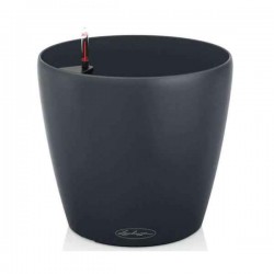 CLASSICO Color 28 Σχιστόλιθος Ø28x26cm Στρογγυλή Αυτοποτιζόμενη Γλάστρα & Κασπώ LECHUZA - Στρογγυλές Αυτοποτιζόμενες Γλάστρες