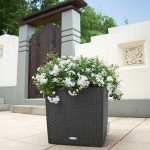 Πλαστικές Γλάστρες CUBE Cottage 39x39x40εκ. LECHUZA 