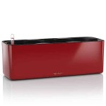 CUBE Glossy Triple Scarlet Red 40x14x14cm Self-Watering Planter-Cachepot LECHUZA - Urban Gardening & Automatic Watering Planters