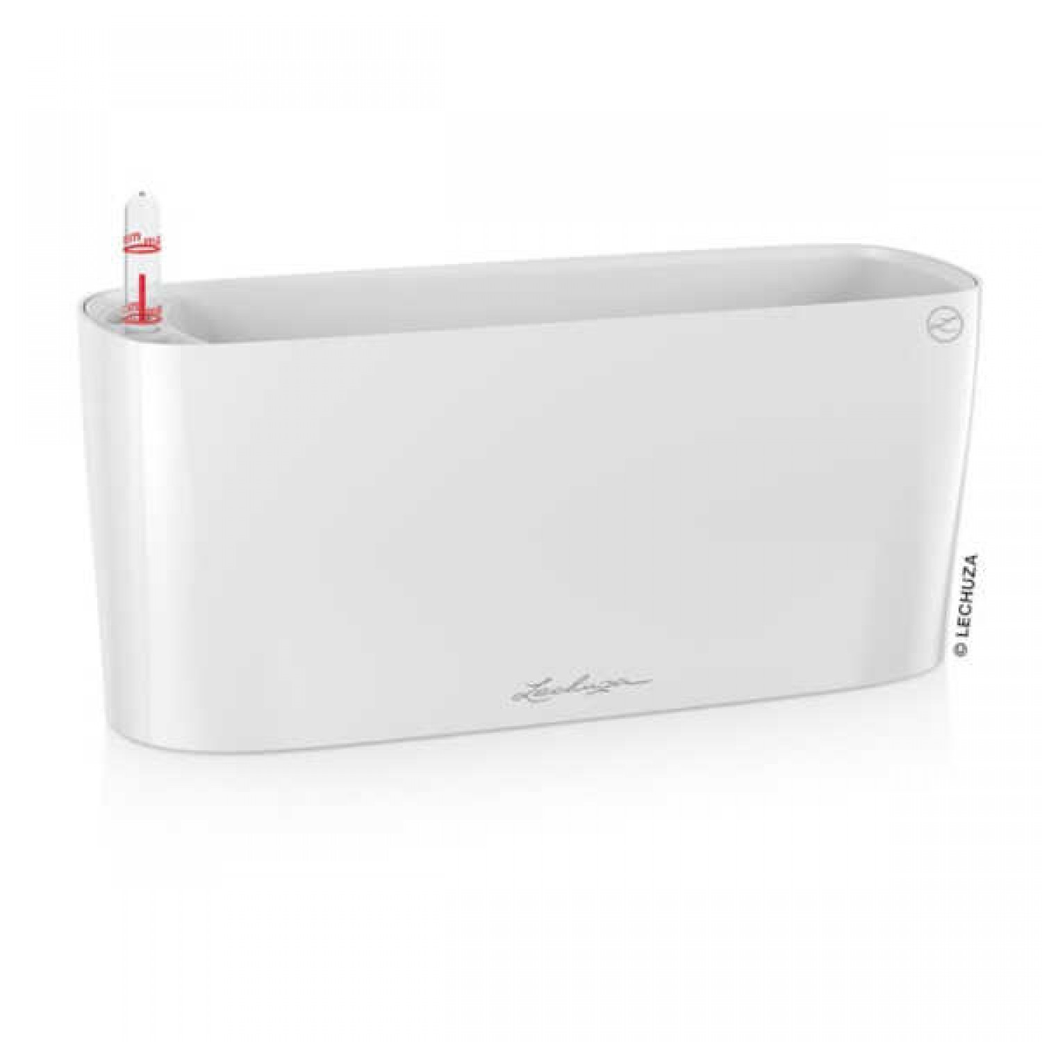 Αυτοποτιζόμενη Ζαρντινιέρα DELTA 10 Λευκή 30x11x13cm