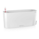 Αυτοποτιζόμενη Ζαρντινιέρα DELTA 10 Λευκή 30x11x13cm
