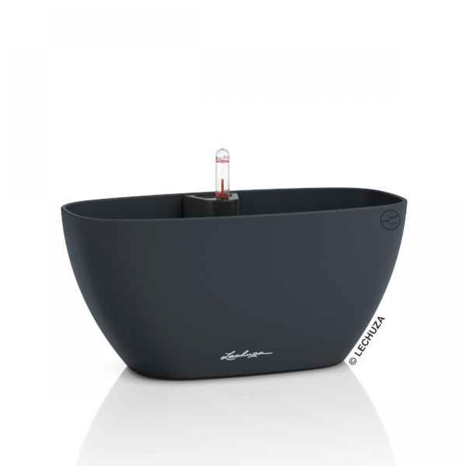 NAVIO Color 10 Σχιστόλιθος 29x14x(Υ)13,5cm Αυτοποτιζόμενη Γλάστρα & Κασπώ LECHUZA - Κρεμαστές Αυτοποτιζόμενες Γλάστρες