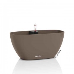 NAVIO Color 10 Καφέ Κοκκινωπή 29x14x(Υ)13,5cm Αυτοποτιζόμενη Γλάστρα & Κασπώ LECHUZA - Κρεμαστές Αυτοποτιζόμενες Γλάστρες