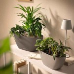 NAVIO Color 10 Σχιστόλιθος 29x14x(Υ)13,5cm Αυτοποτιζόμενη Γλάστρα & Κασπώ LECHUZA - Κρεμαστές Αυτοποτιζόμενες Γλάστρες