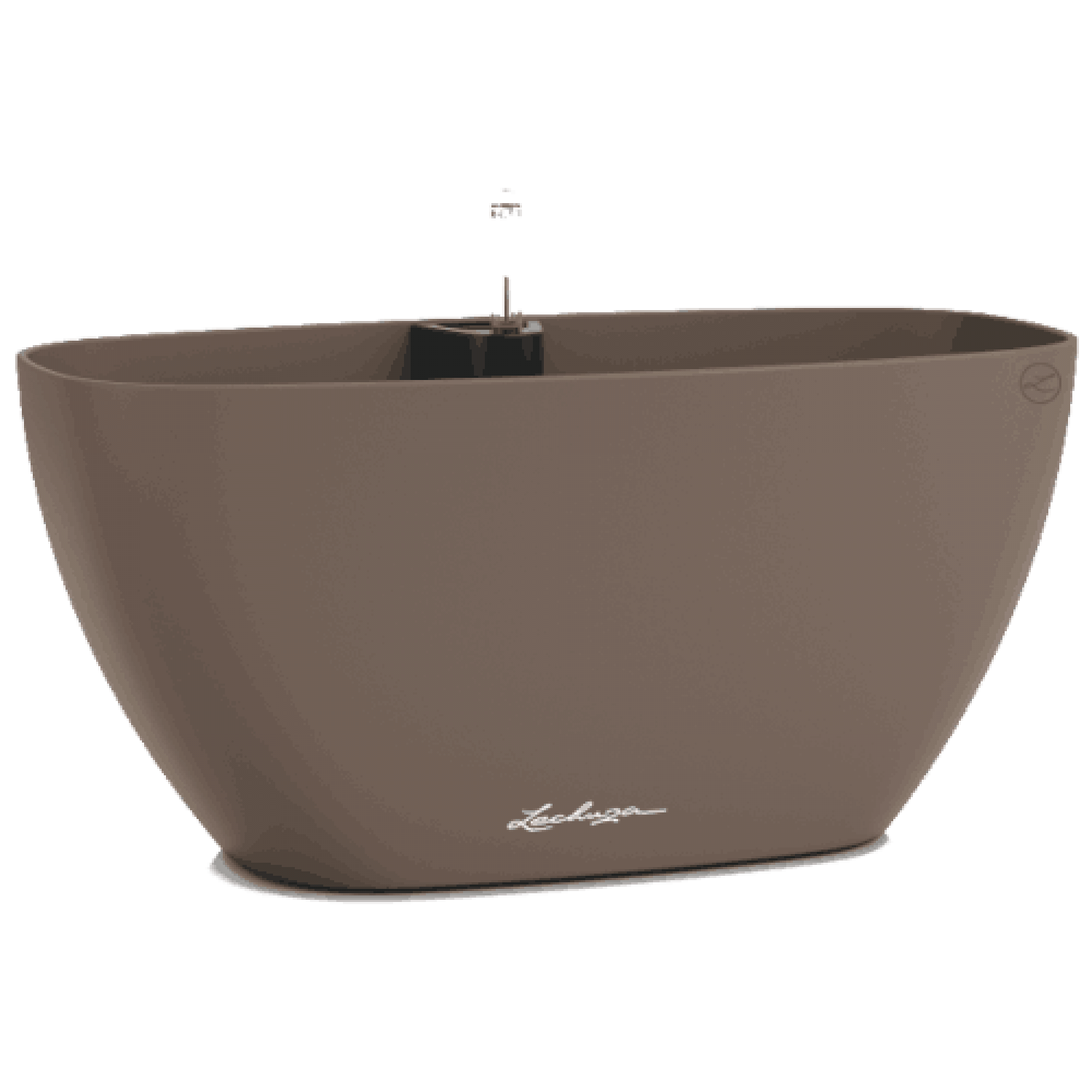 NAVIO Color 20 Nutmeg 39x19x(H)18.3cm Self-Watering Planter-Cachepot LECHUZA Complete - Automatic Watering Round Planters