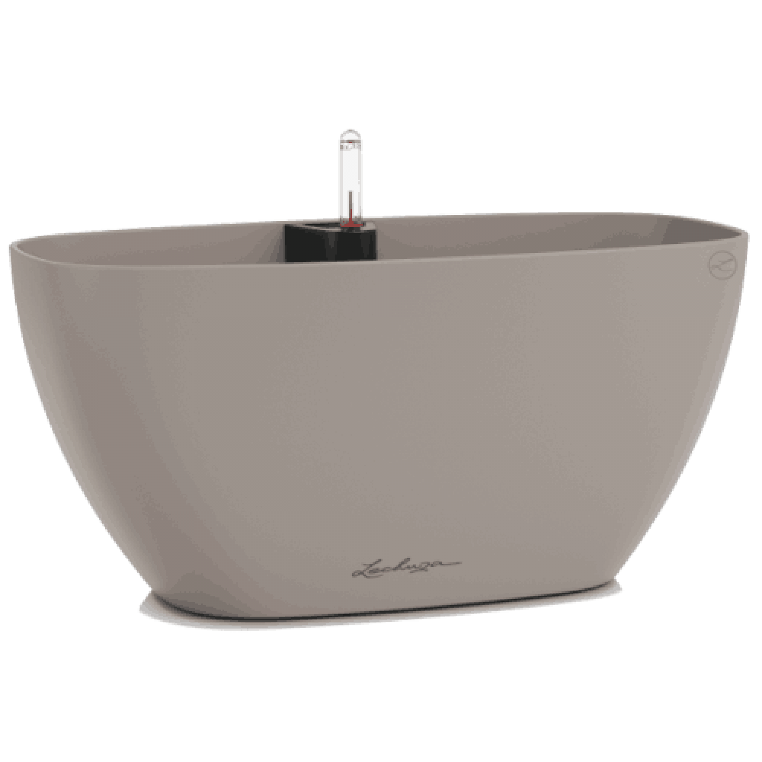 NAVIO Color 20 Sand Brown 39x19x(H)18.3cm Self-Watering Planter-Cachepot LECHUZA Complete - Automatic Watering Round Planters