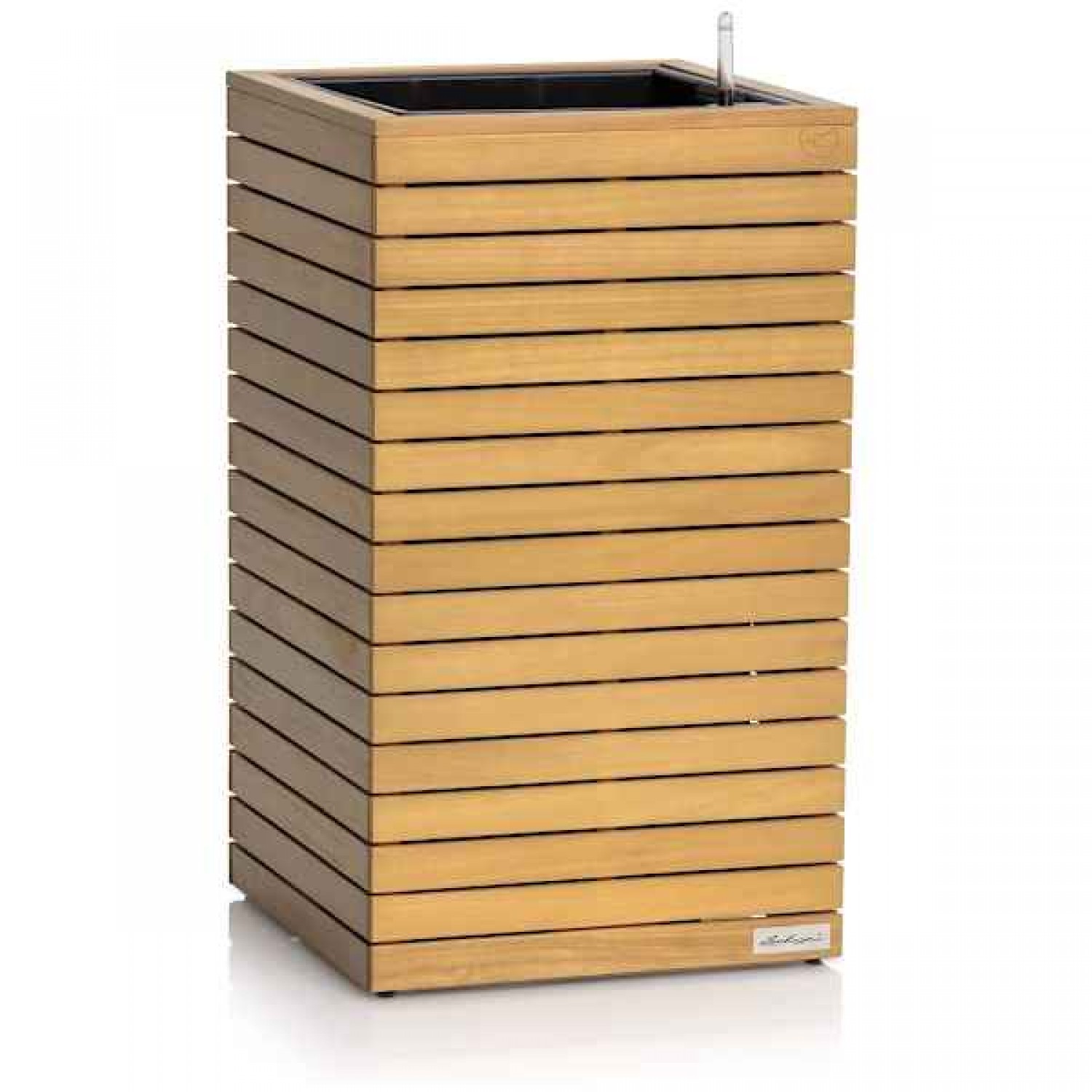 PALO Wood 45 HIGH Ξύλινη Αυτοποτιζόμενη Γλάστρα 44x44x77cm LECHUZA - Αυτοποτιζόμενες Γλάστρες & Κασπώ