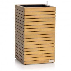PALO Wood 45 HIGH Ξύλινη Αυτοποτιζόμενη Γλάστρα 44x44x77cm LECHUZA - Αυτοποτιζόμενες Γλάστρες & Κασπώ