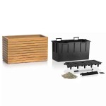 PALO WIDE 80 LOW Ξύλινη Αυτοποτιζόμενη Ζαρντινιέρα 79x37x46cm LECHUZA - Αυτοποτιζόμενες Ζαρντινιέρες & Κασπώ