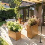PALO WIDE 80 HIGH Ξύλινη Αυτοποτιζόμενη Ζαρντινιέρα 79x37x77cm LECHUZA - Αυτοποτιζόμενες Ζαρντινιέρες & Κασπώ